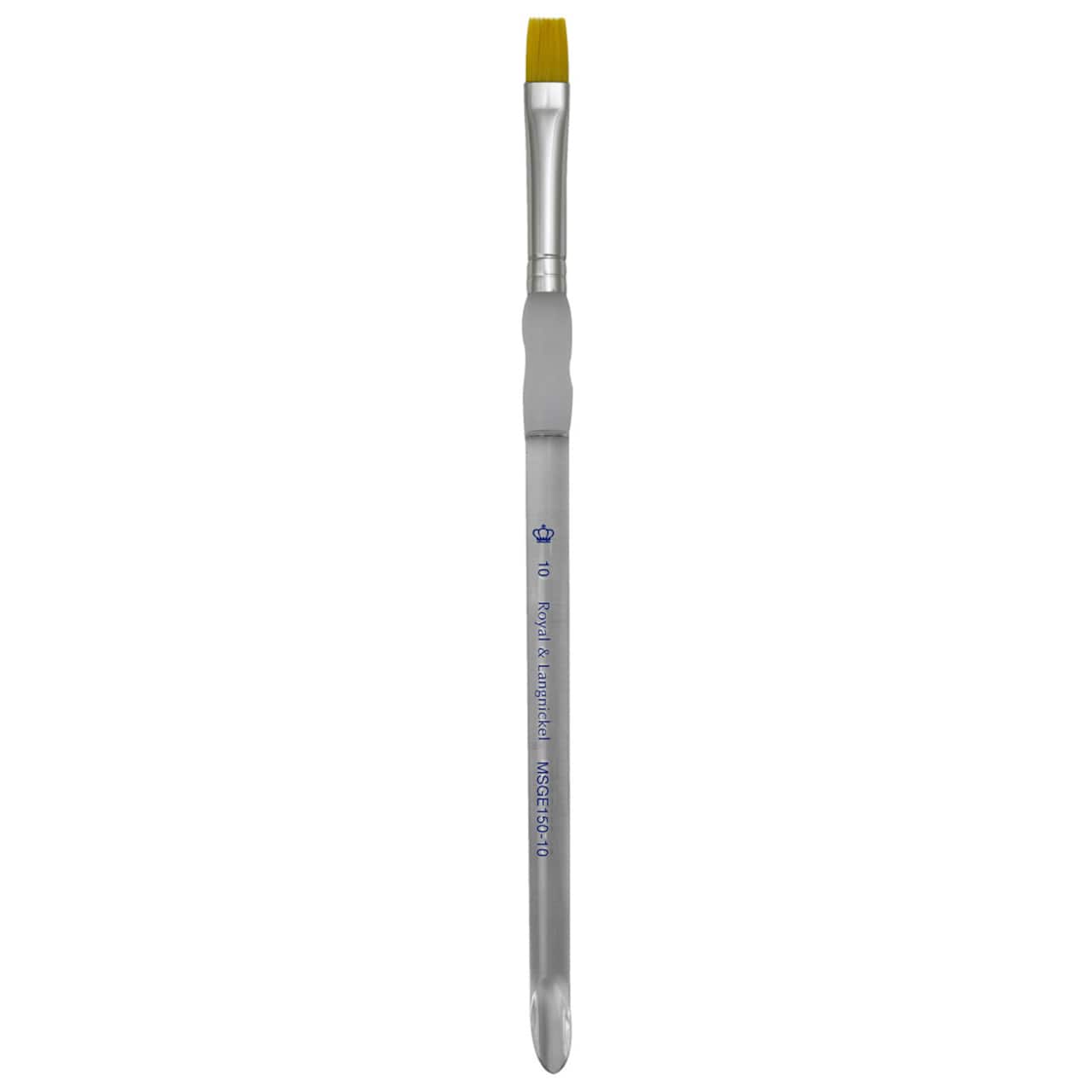 12 Pack: Royal & Langnickel® Soft-Grip™ Golden Taklon Short Handle Shader Brush